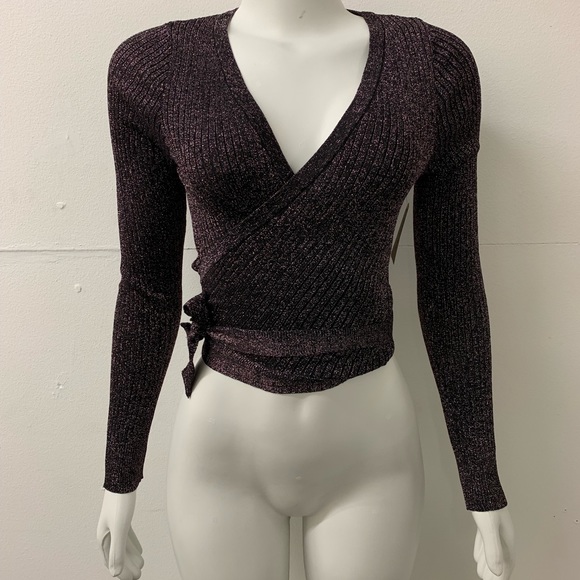 Wrap Sweater in Multi Color - Picture 5 of 6